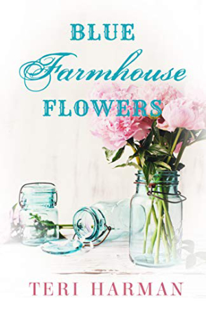 Blue Farmhouse Flowers by Teri Harman